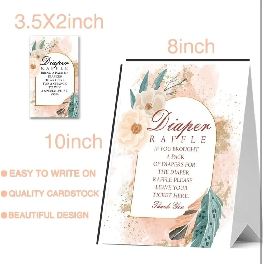 Baby Shower Diaper Raffle BRAND NEW